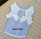 Load image into Gallery viewer, Double Bow Dog Sleeveless Vest