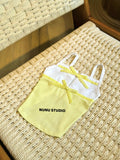 Load image into Gallery viewer, Yellow Bow Strap Pet Top